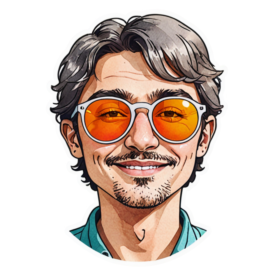 Cool Shades (watercolor) — emoji stickers