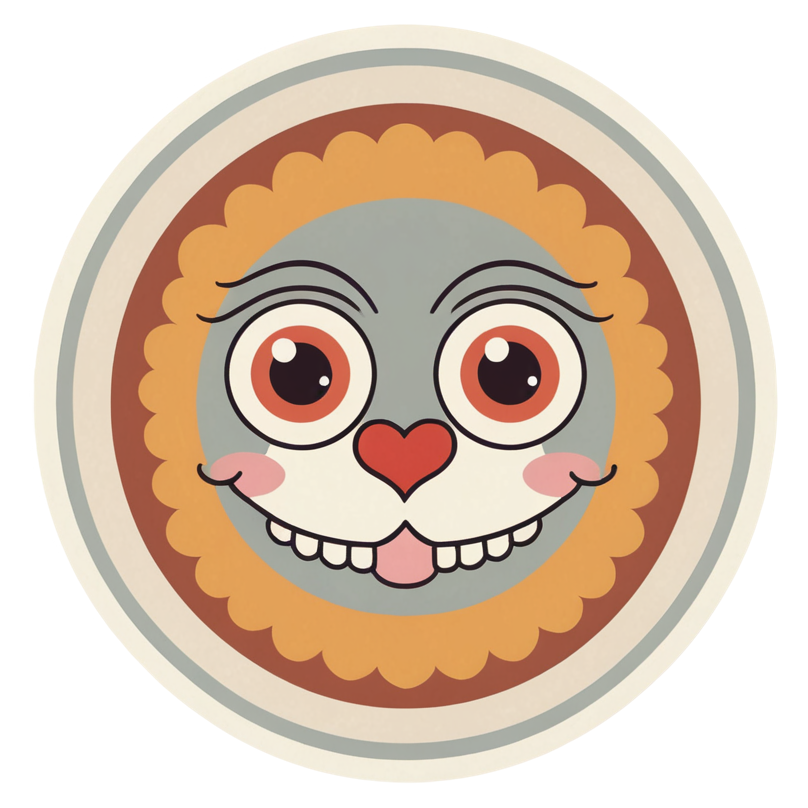 Heart Eyes (retro) — emoji stickers