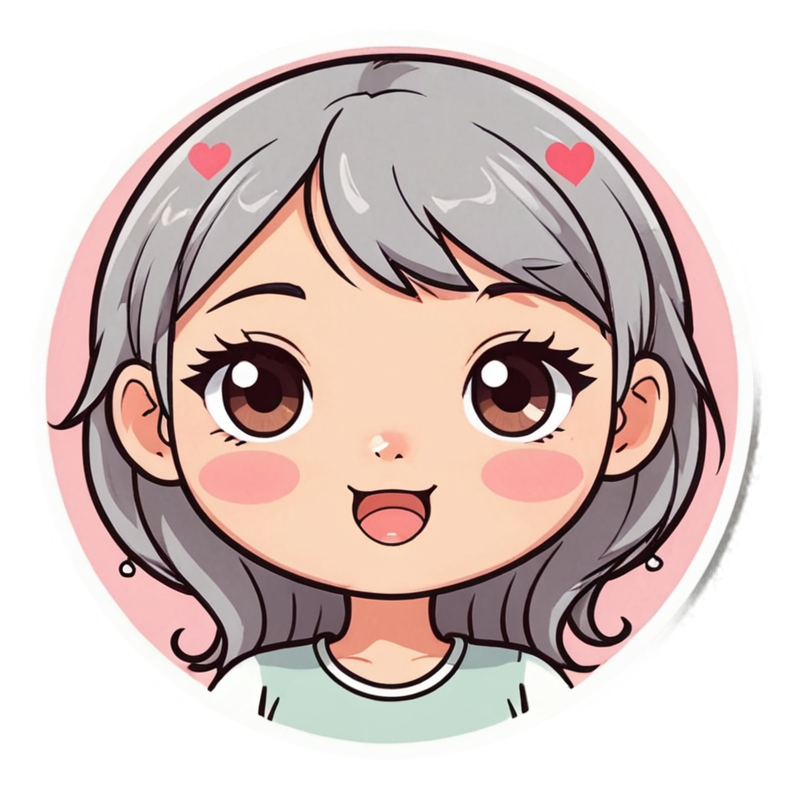 Blushing Love (kawaii) — kawaii stickers
