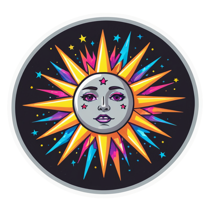 Mind Blown (neon) — emoji stickers
