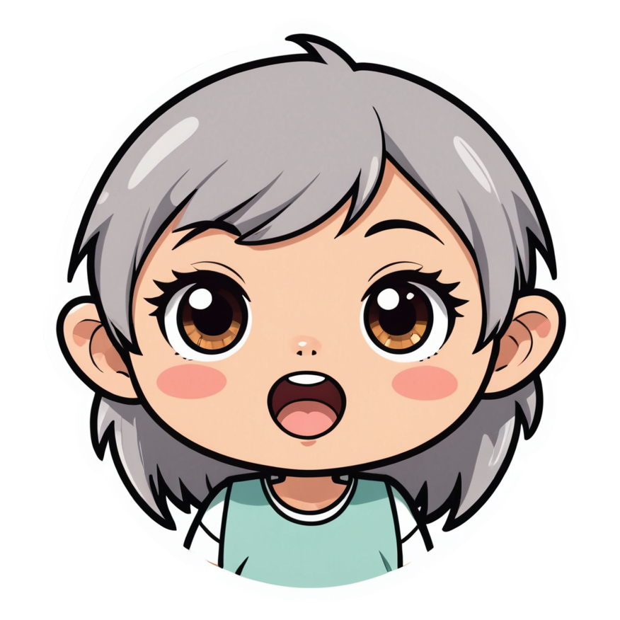 Shooketh (kawaii) — kawaii stickers