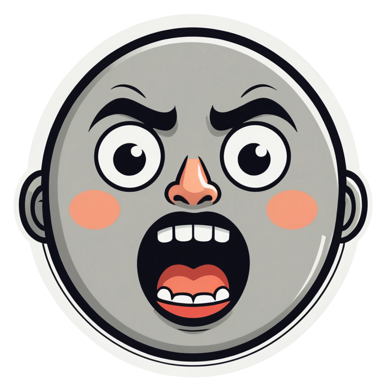 Shooketh (lineart) — emoji stickers