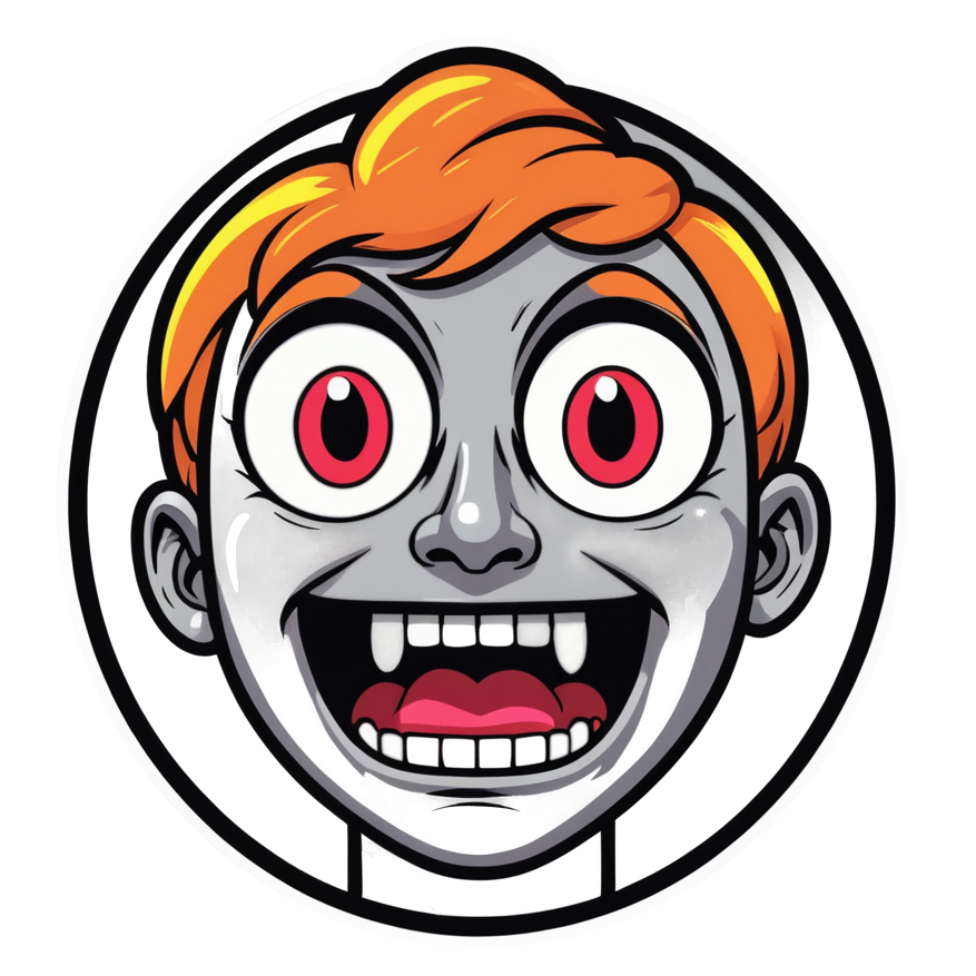Shooketh (neon) — emoji stickers