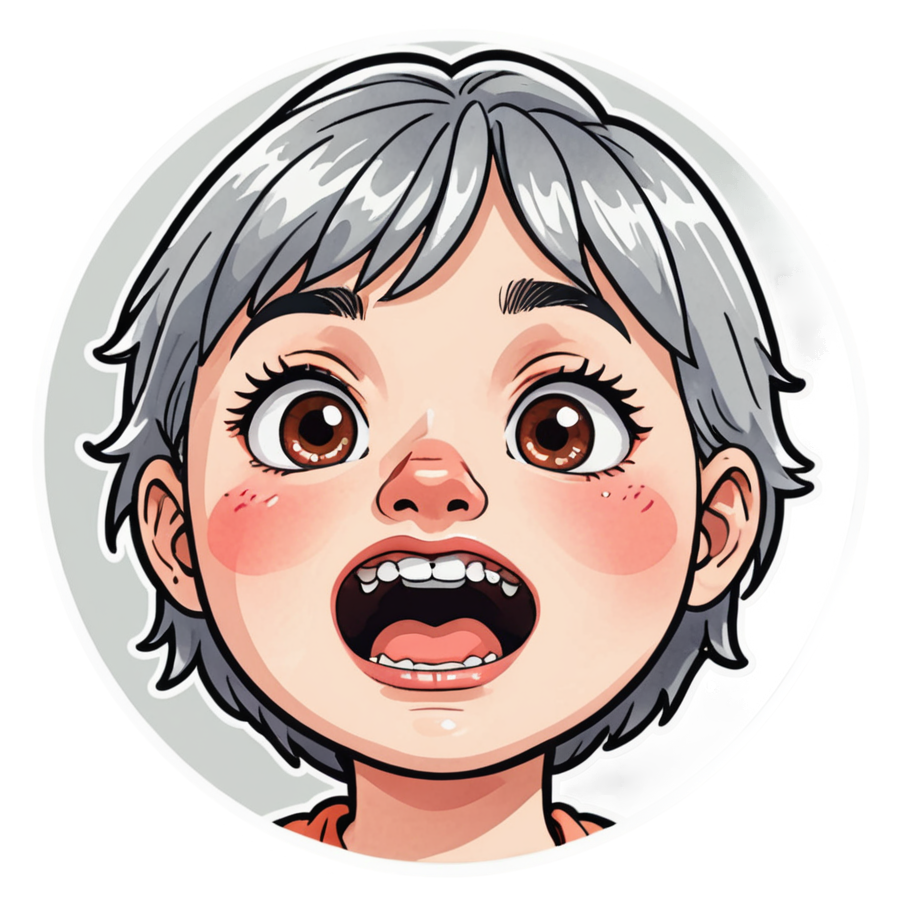 Shooketh (watercolor) — emoji stickers