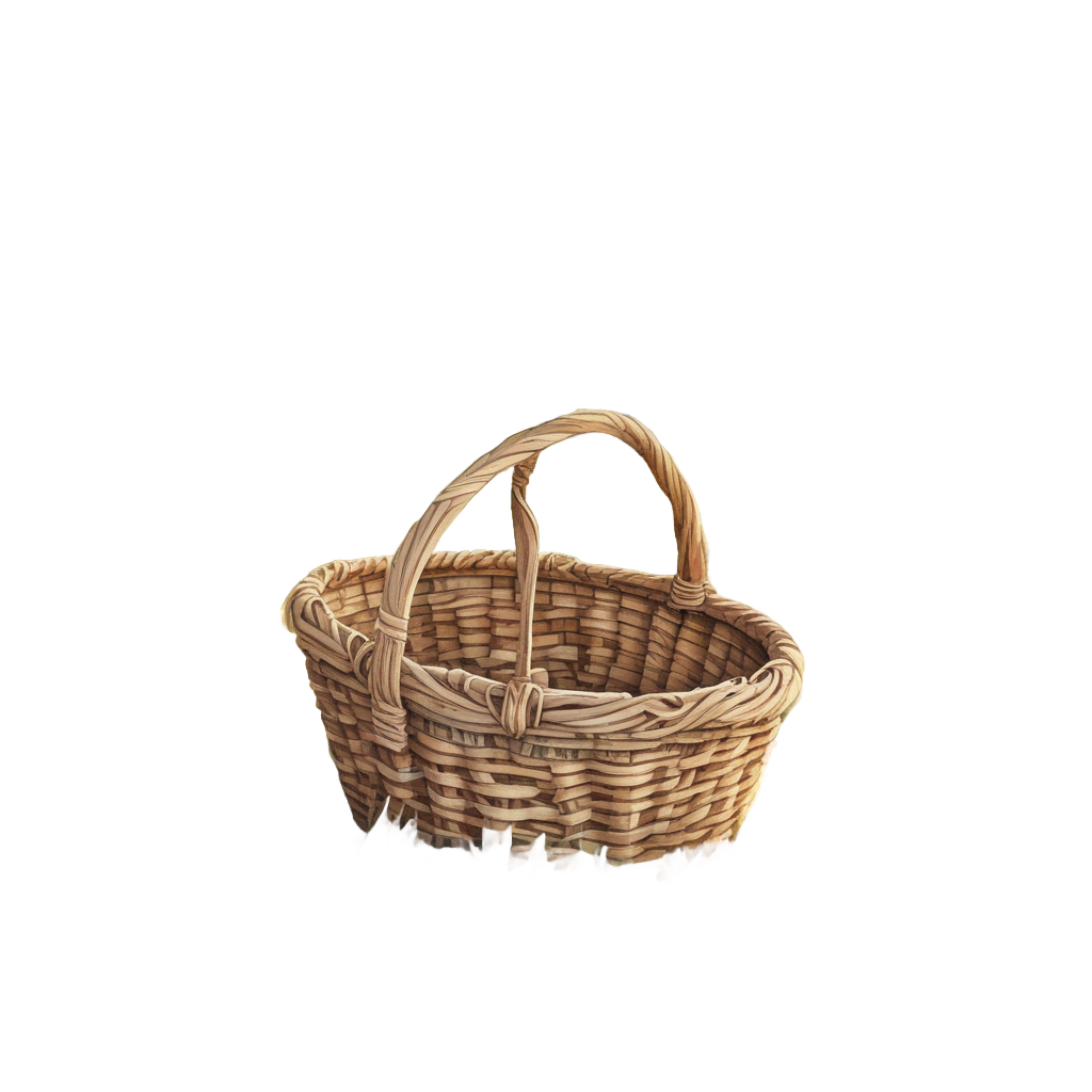 Empty Basket Promise — forest floor stickers
