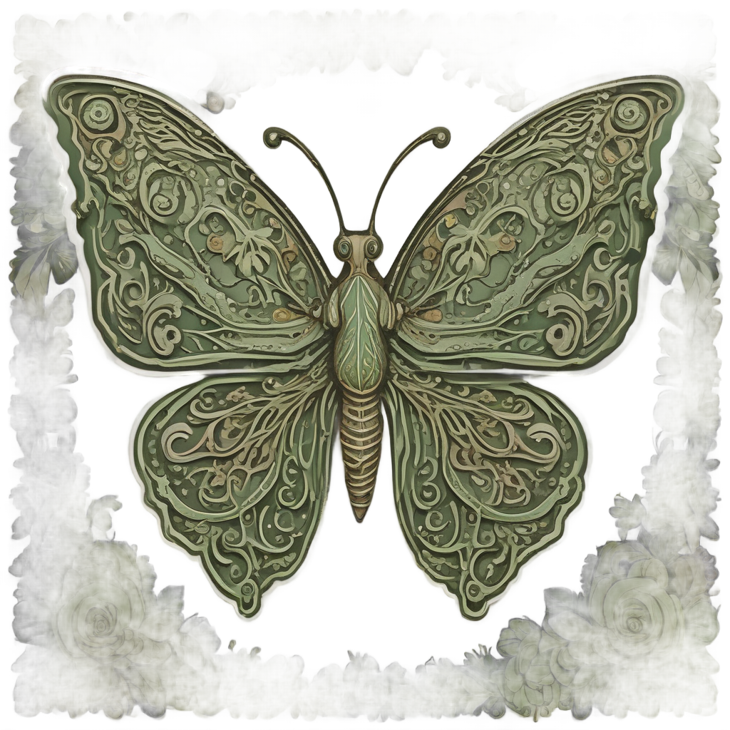 Enchanted Forest Wing — sugar skull stickers