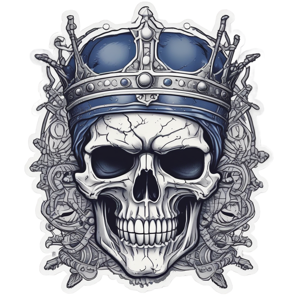 Eye-Patch Barbed Pirate — barbed wire stickers