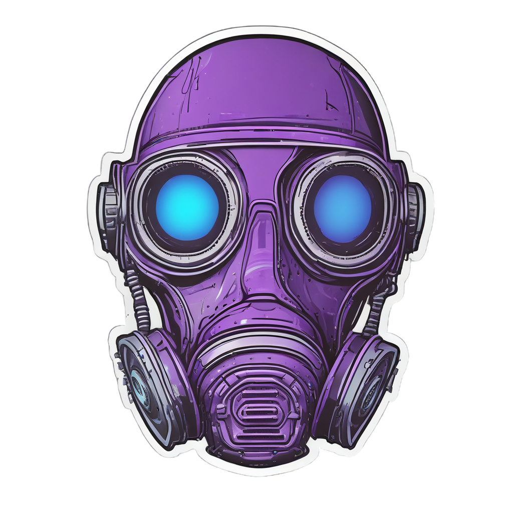 Faceless Skull Void — minimal skull stickers