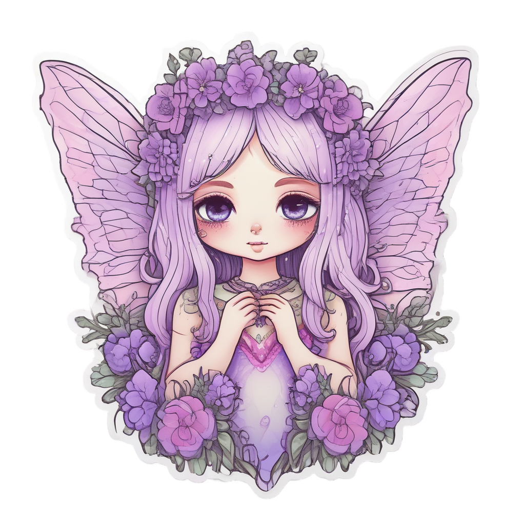 Fairy Wings Barbed Heart — barbed wire stickers