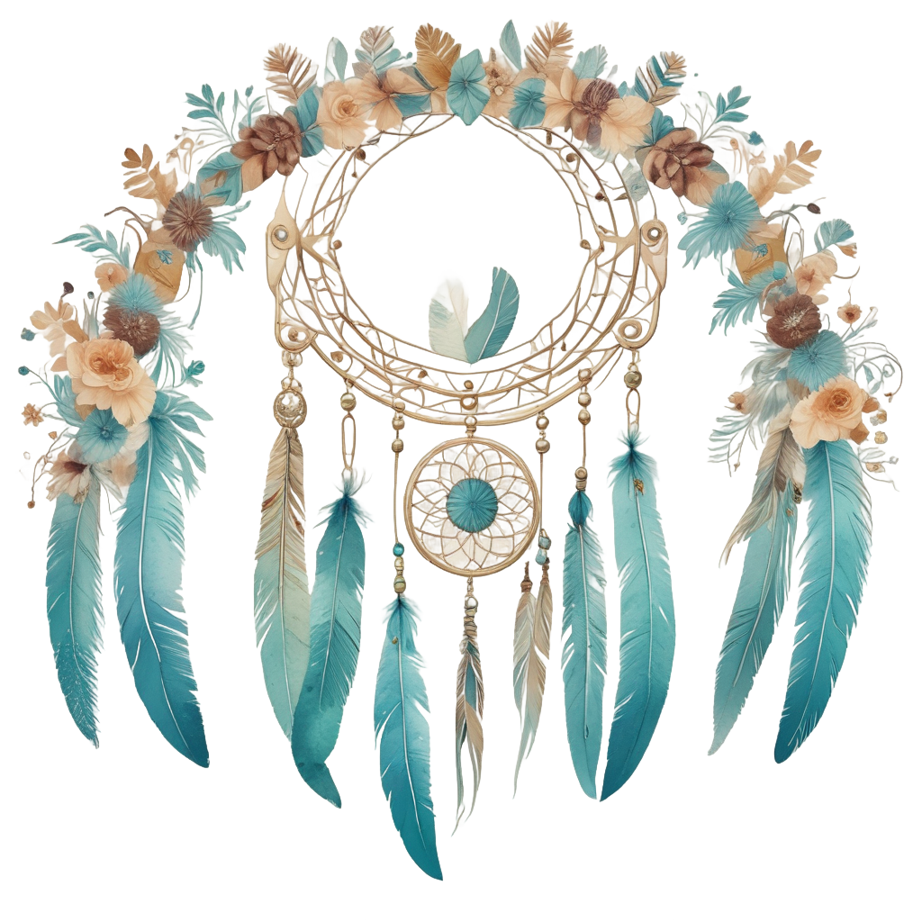 Feathered Arch Dreams — boho nursery stickers