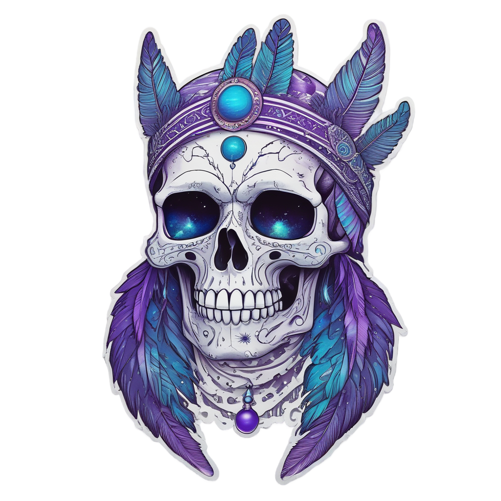 Feathered Star Commander — galaxy stickers