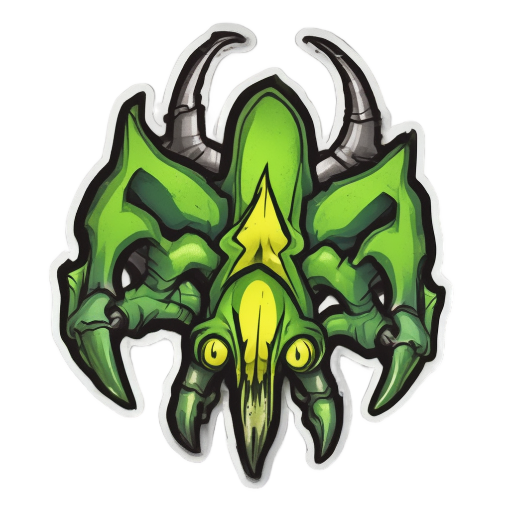 Feral Biohazard Claw — biohazard stickers
