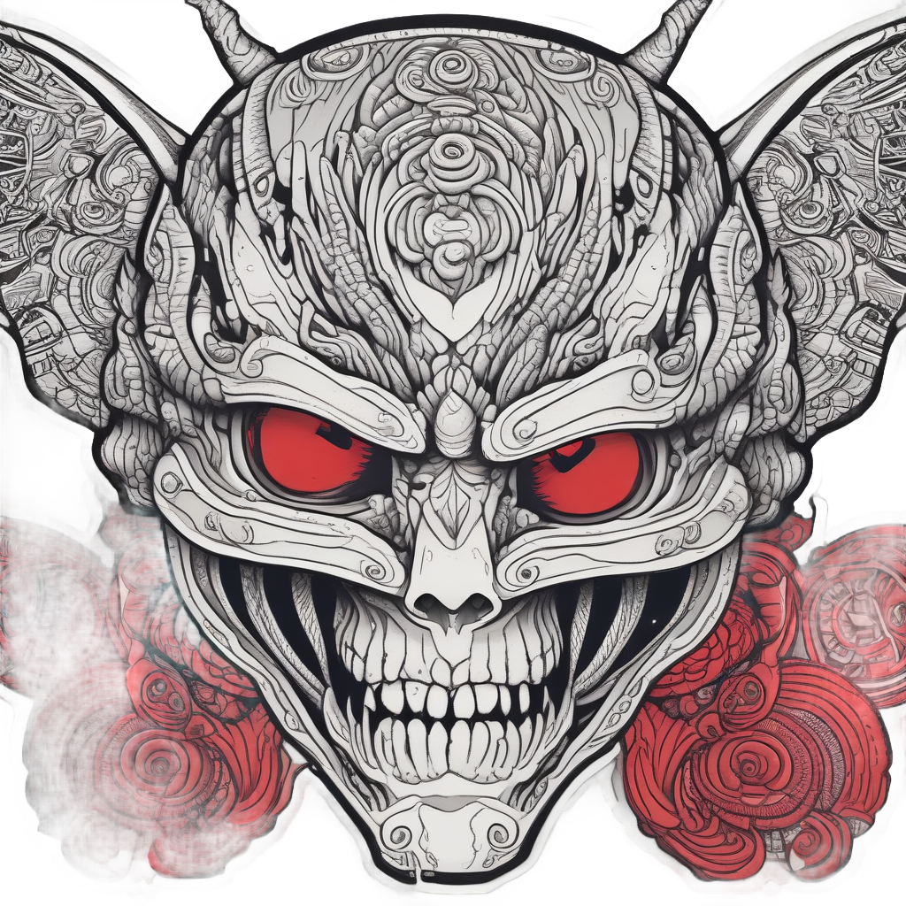Fierce Samurai Warrior — insects stickers