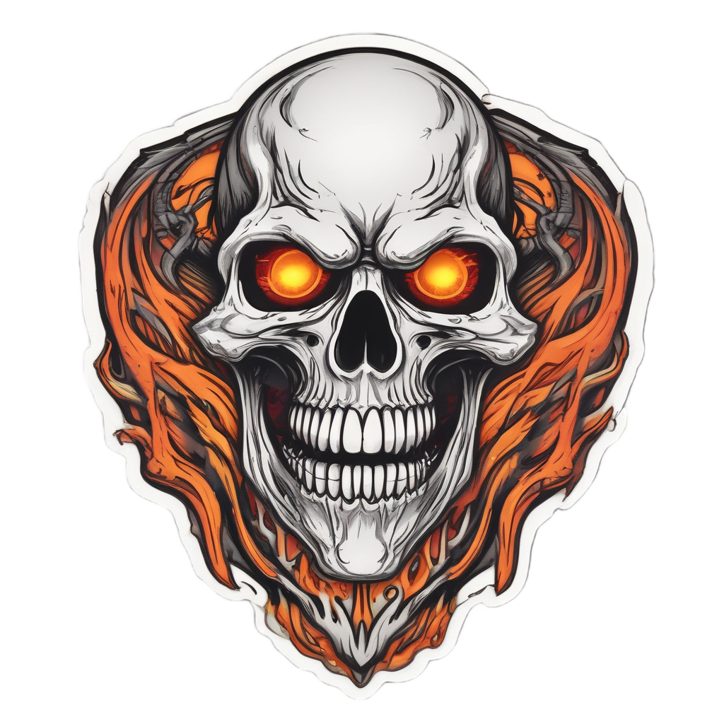 Firebrand Reaper Skull — reaper skull stickers