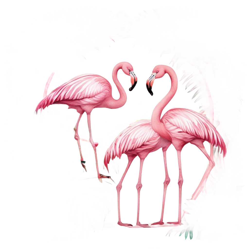 Flamingo Sunset Arch — boho nursery stickers