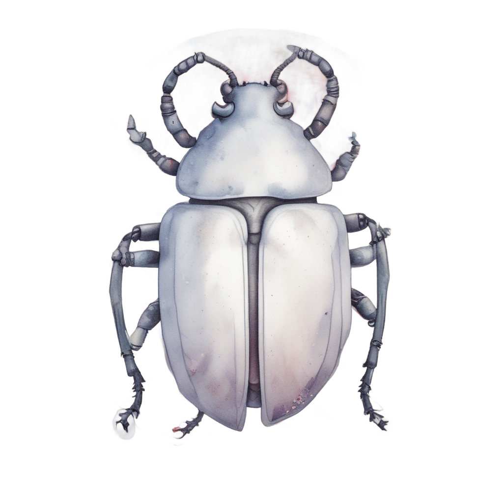 Floral Beetle Wedding — insects stickers