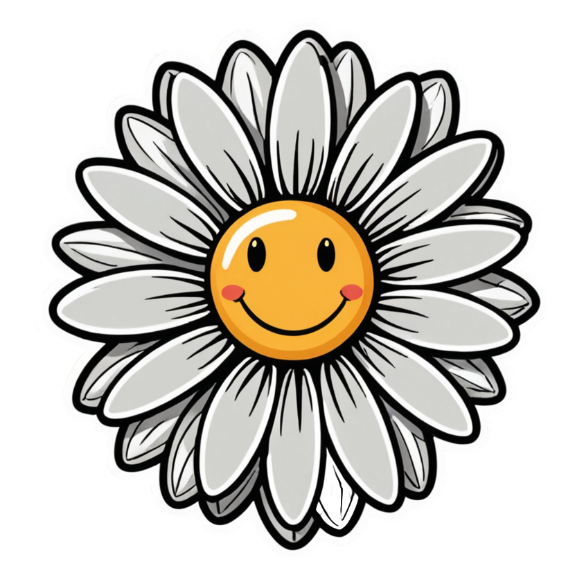 Daisy (tattoo) — floral stickers