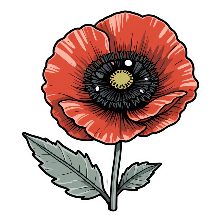 Poppy (kawaii) — kawaii stickers