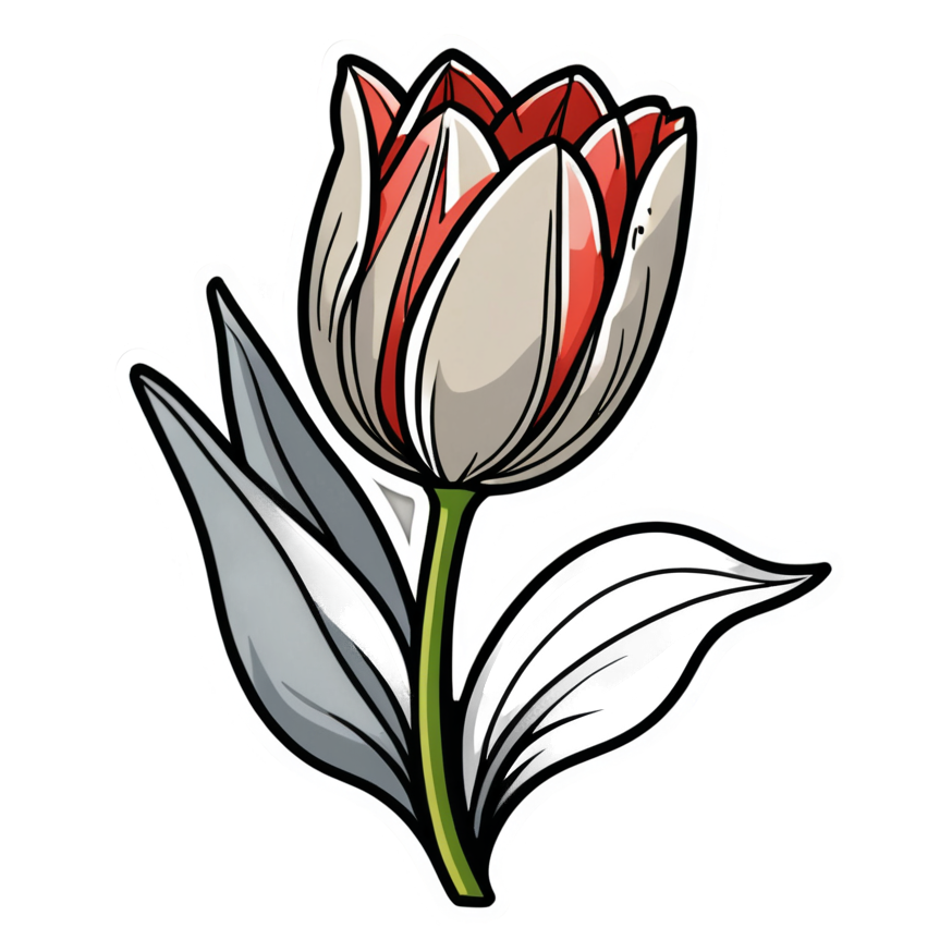 Tulip (tattoo) — floral stickers