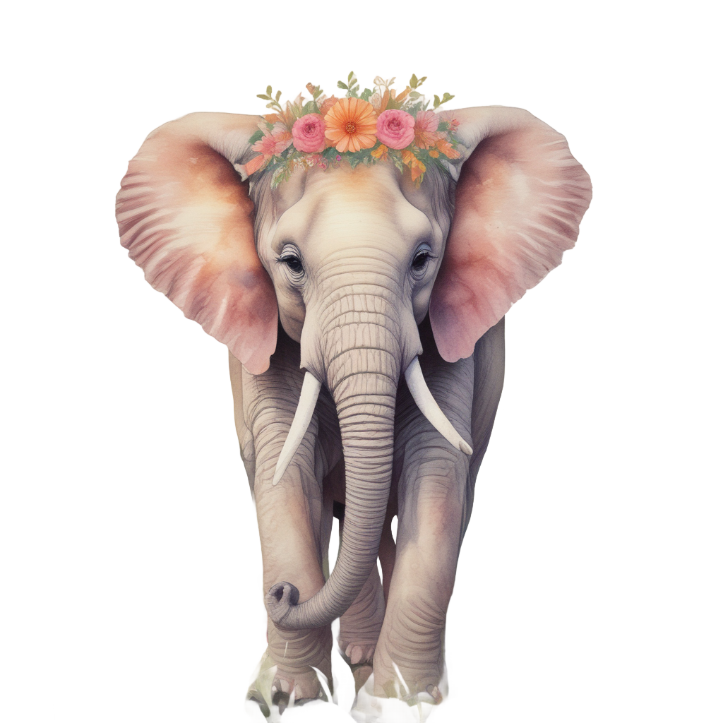 Flower Crown Explorer — boho nursery stickers