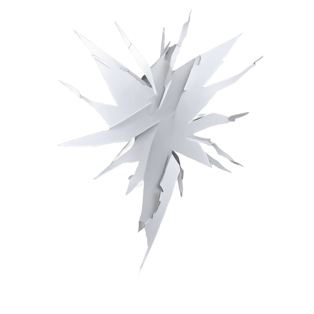 Fractured Glass Bolt — abstract & patterns stickers