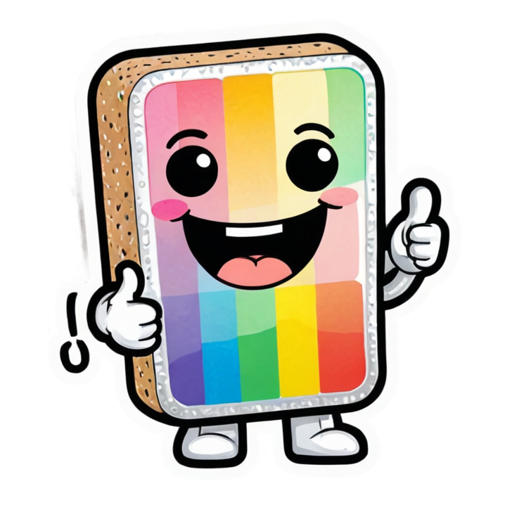 Band-Aid Buddy (holographic) — funny & humor stickers