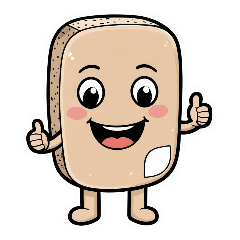 Band-Aid Buddy (lineart) — funny & humor stickers