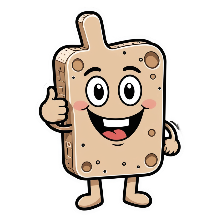 Band-Aid Buddy (papercut) — funny & humor stickers