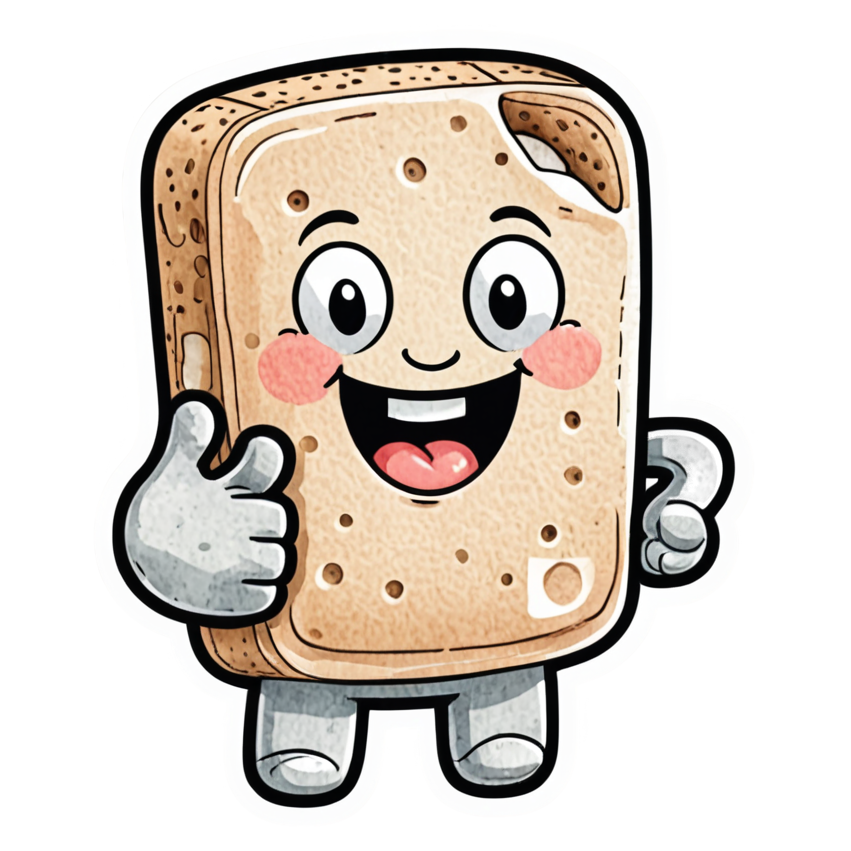 Band-Aid Buddy (watercolor) — funny & humor stickers