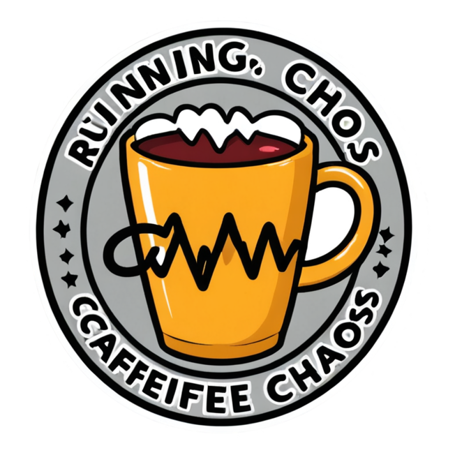 Caffeine & Chaos — funny & humor stickers