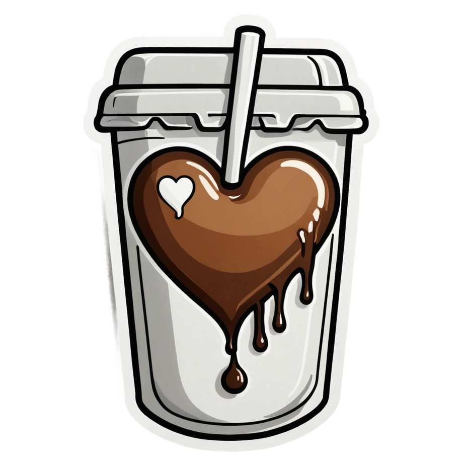 Coffee IV (papercut) — funny & humor stickers