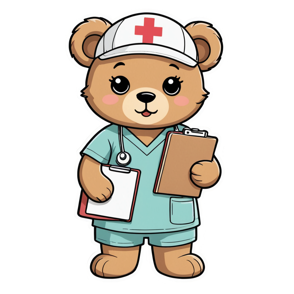 Scrub Bear (kawaii) — kawaii stickers