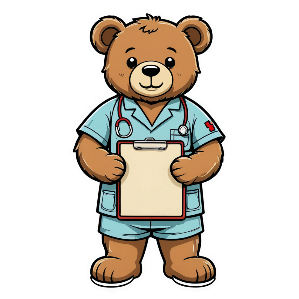 Scrub Bear (tattoo) — funny & humor stickers