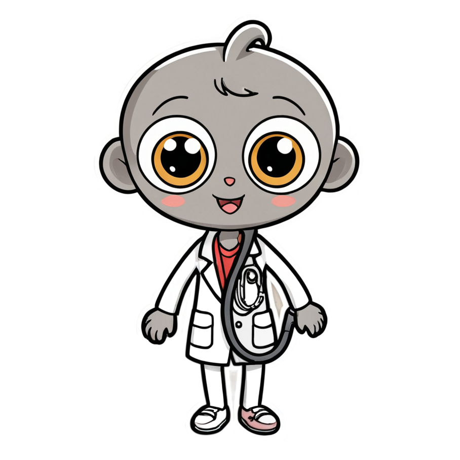 Stethoscope Buddy (kawaii) — kawaii stickers