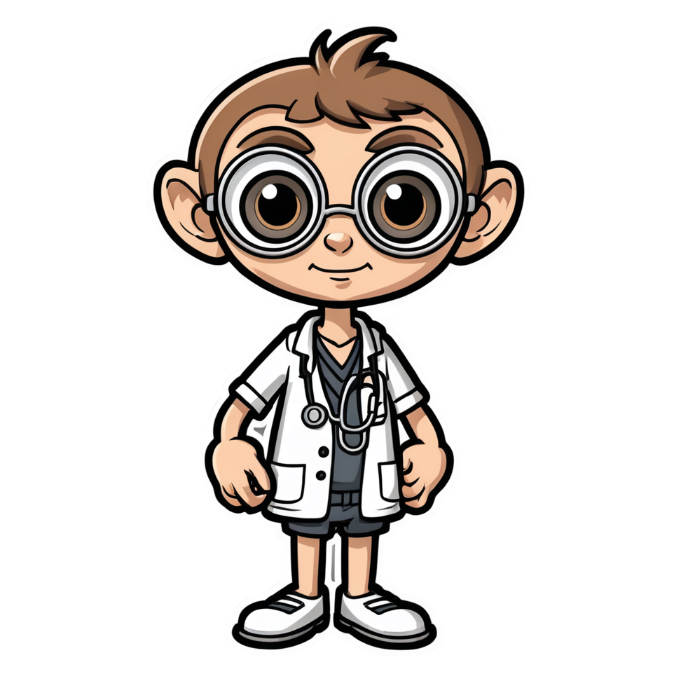 Stethoscope Buddy (tattoo) — funny & humor stickers