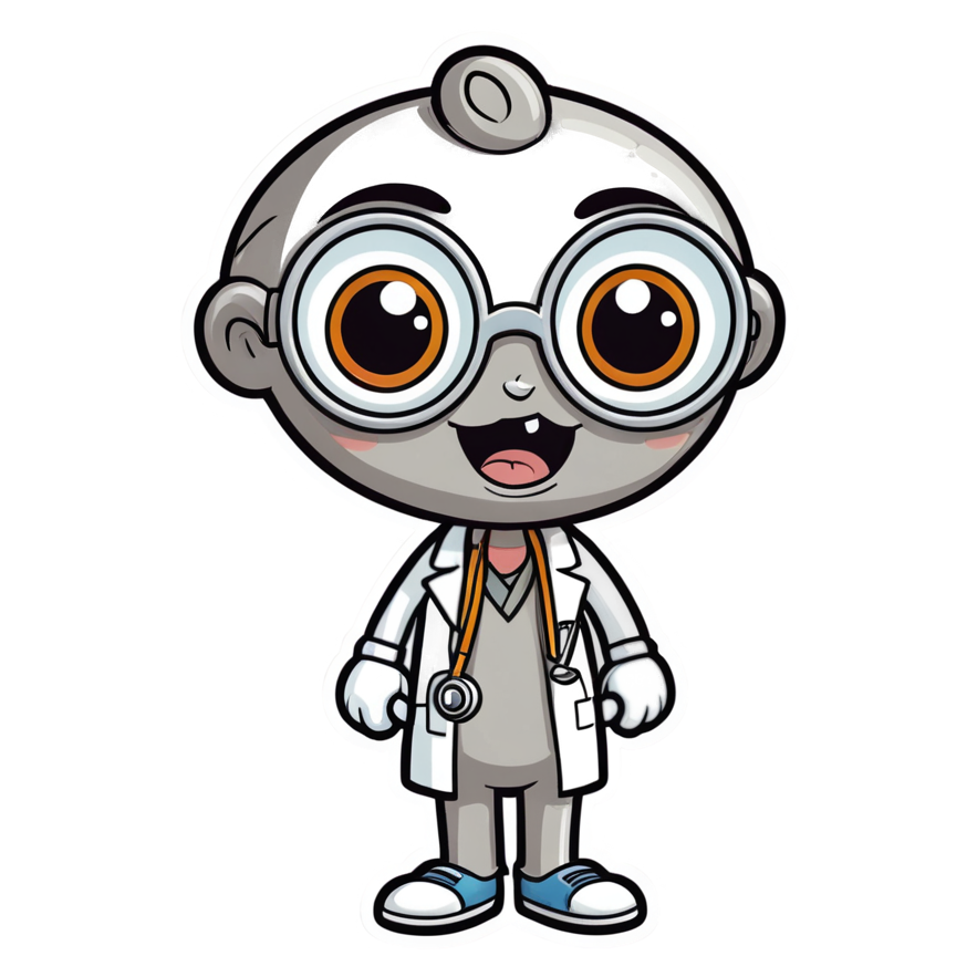 Stethoscope Buddy — funny & humor stickers