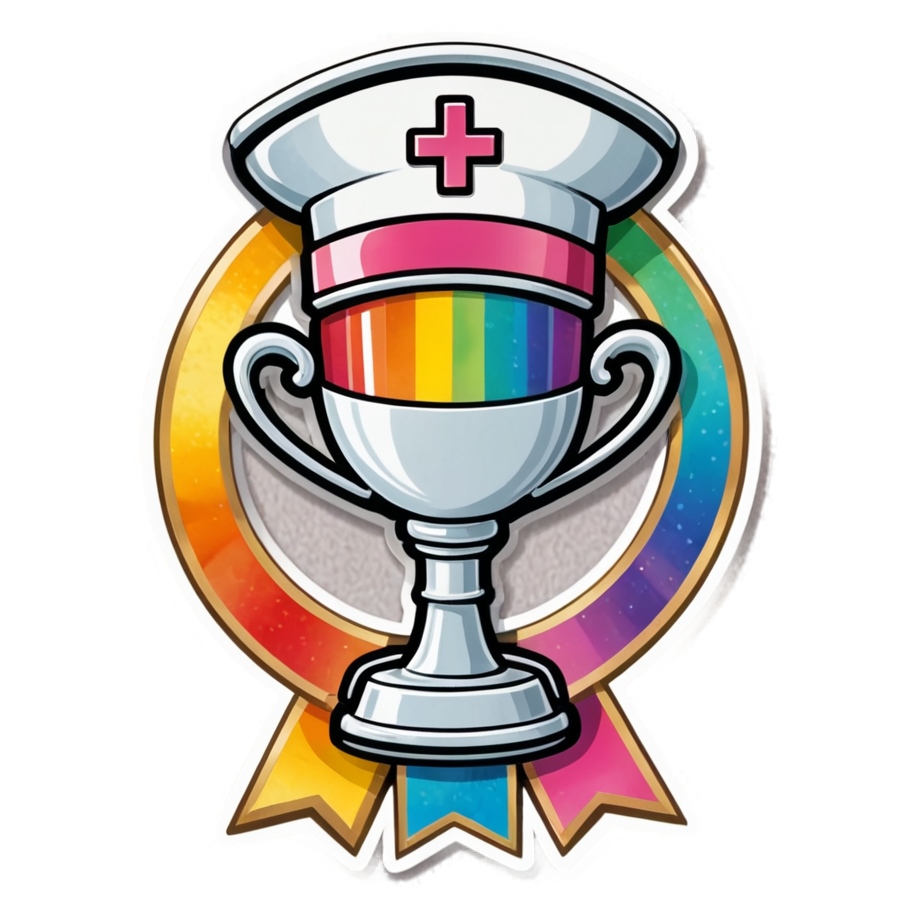 Survived The Shift (holographic) — funny & humor stickers