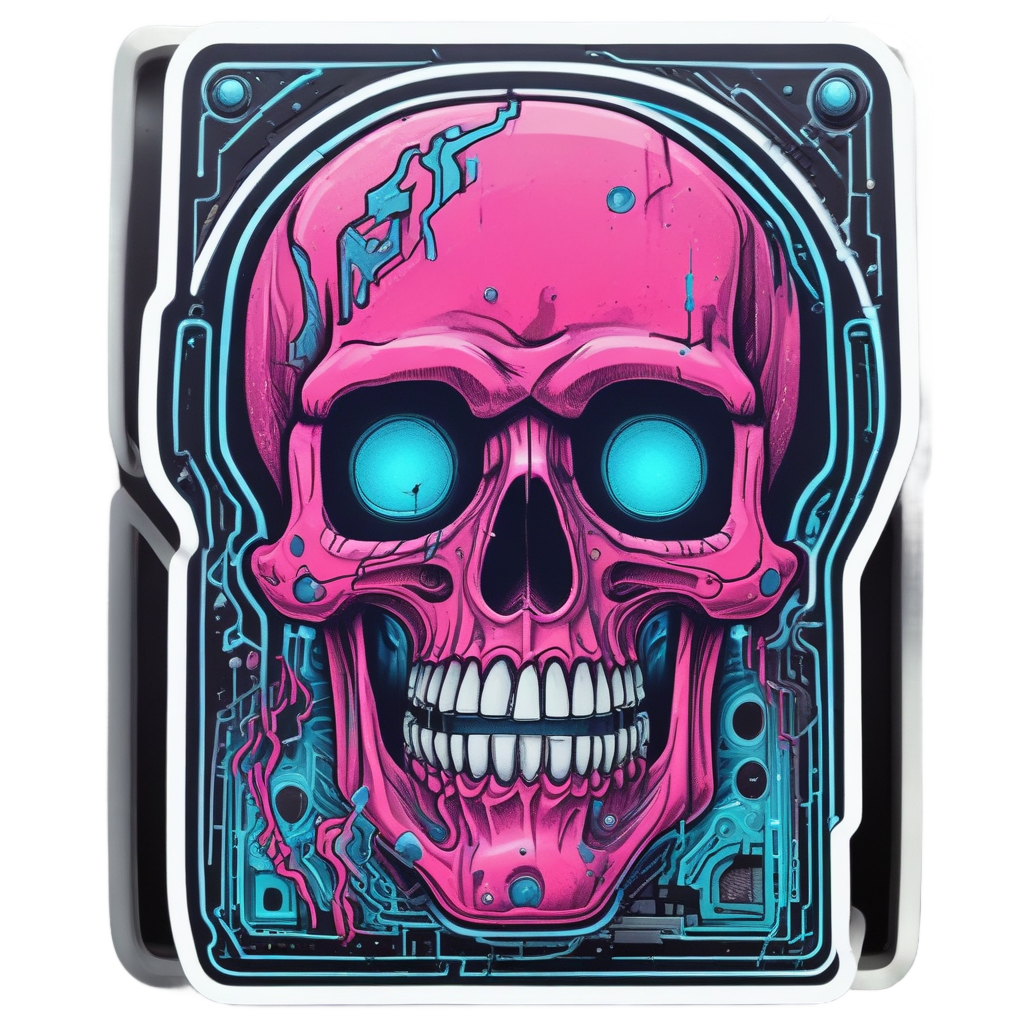 Galactic Gamer Skull — gamer stickers