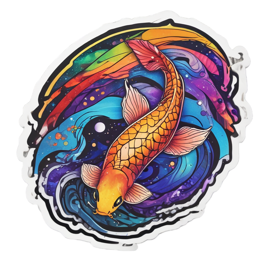 Galaxy Koi Fish — galaxy stickers