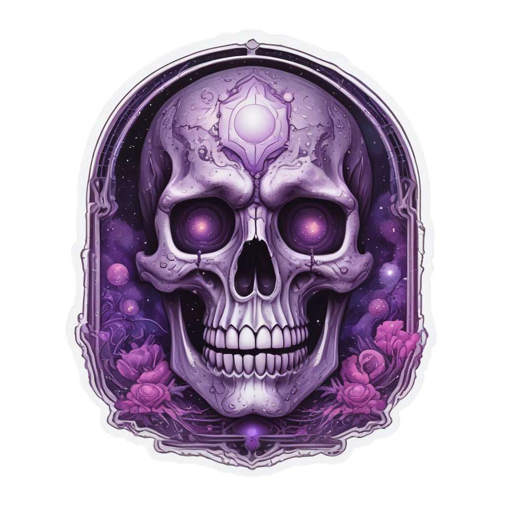Galaxy Reaper Wanderer — reaper skull stickers