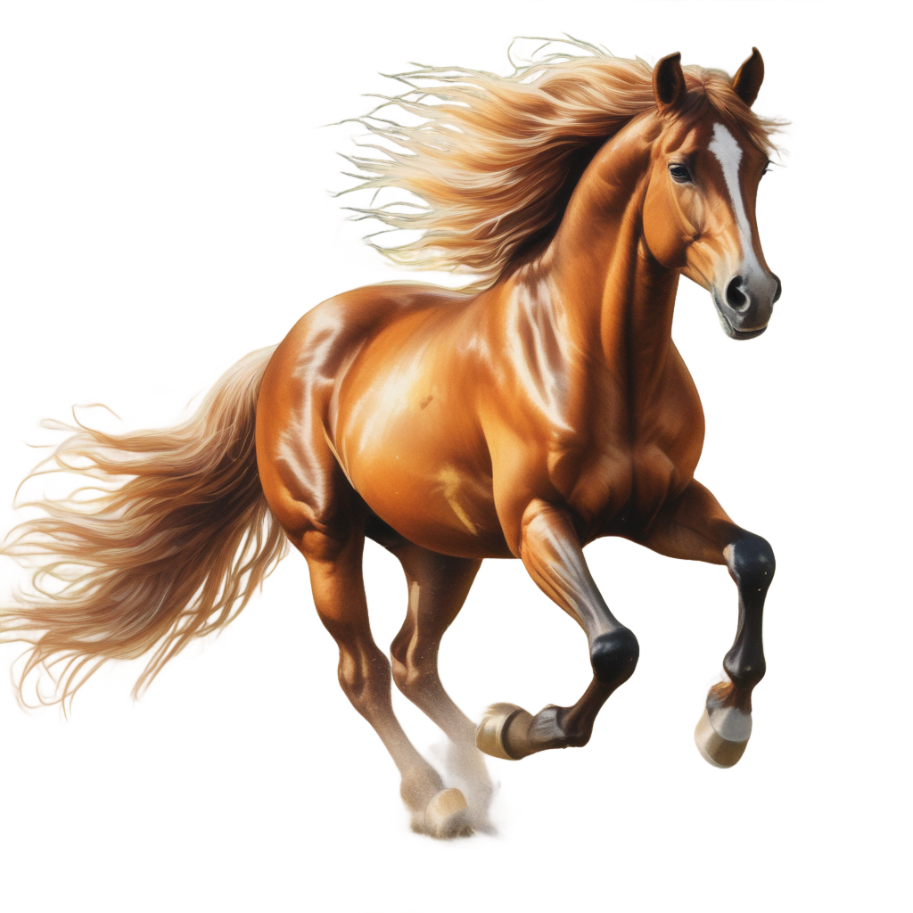 Galloping in Golden Fields — farm animals stickers
