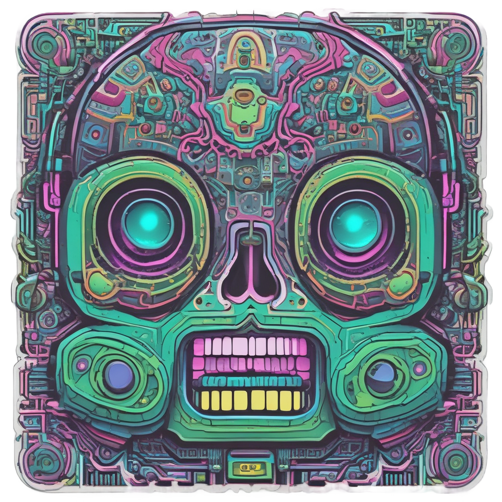 Gamer Calavera Controller — gamer stickers