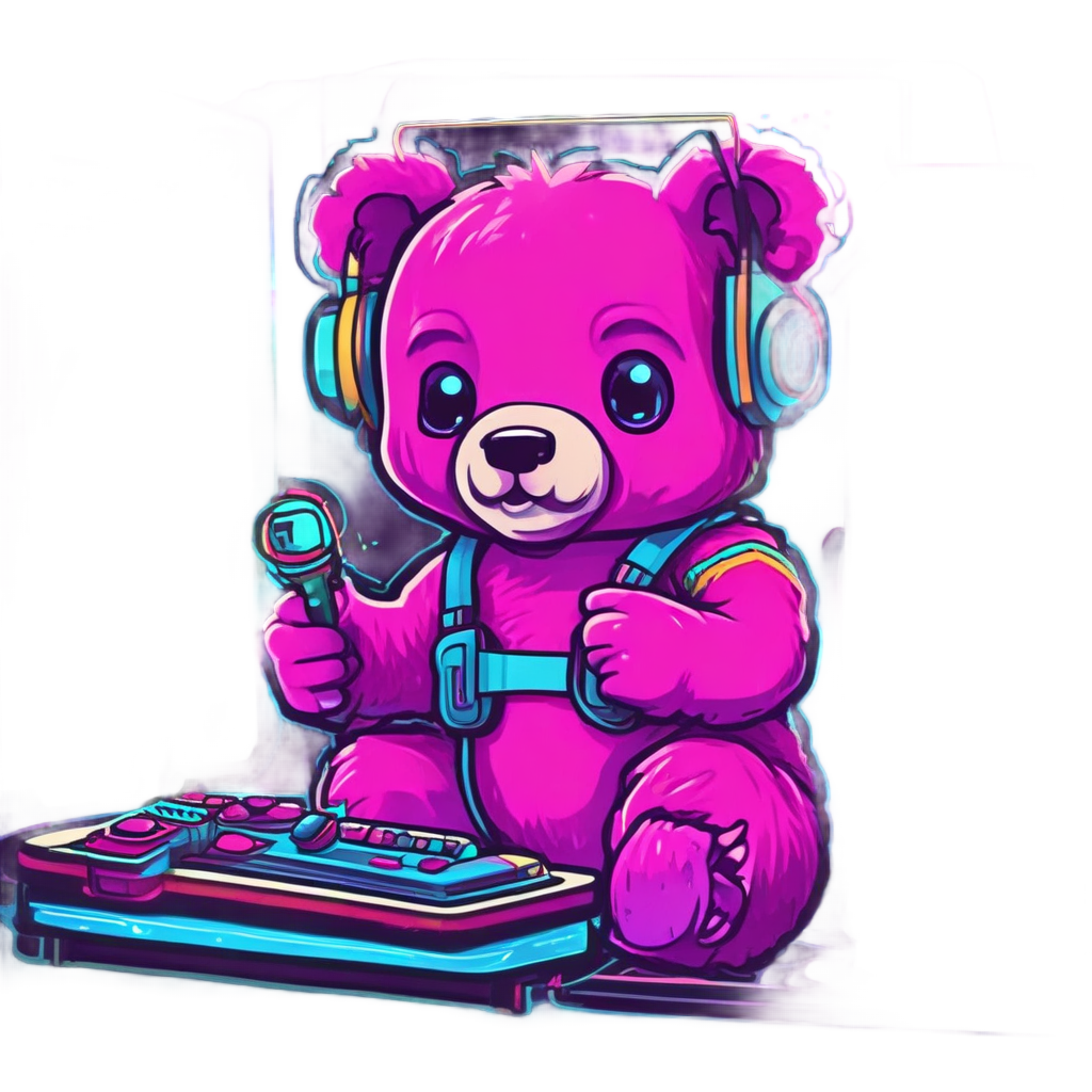 Gamer Cub with Joystick — gamer stickers