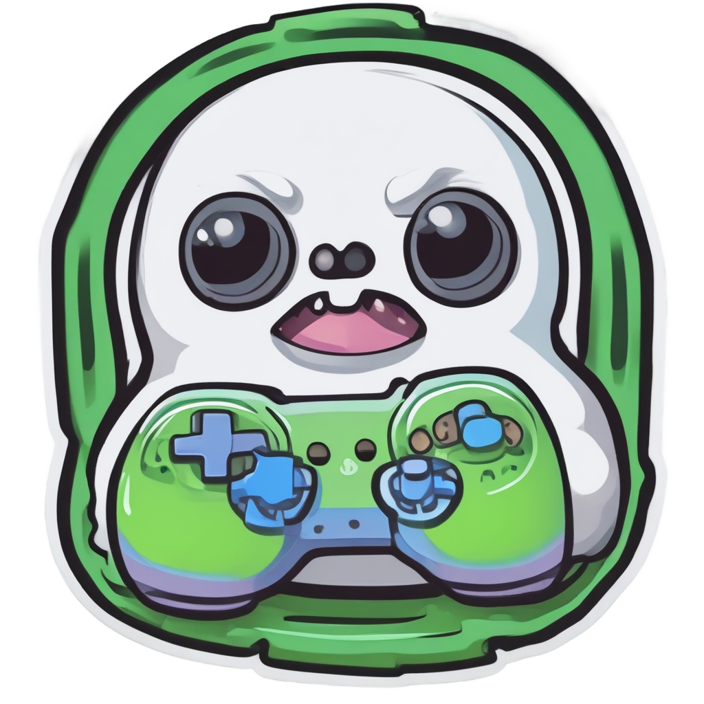 Gamer Ghost Crushing — gamer stickers