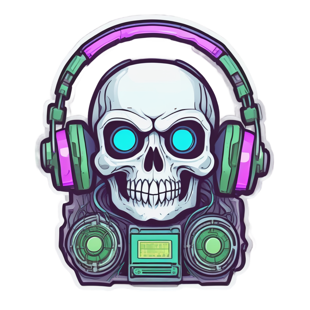 Gamer Lantern Skull — gamer stickers