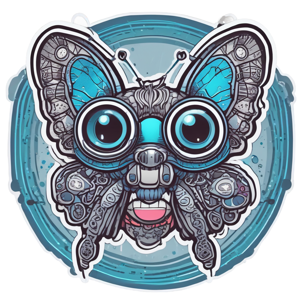 Gamer Moth Delight — gamer stickers