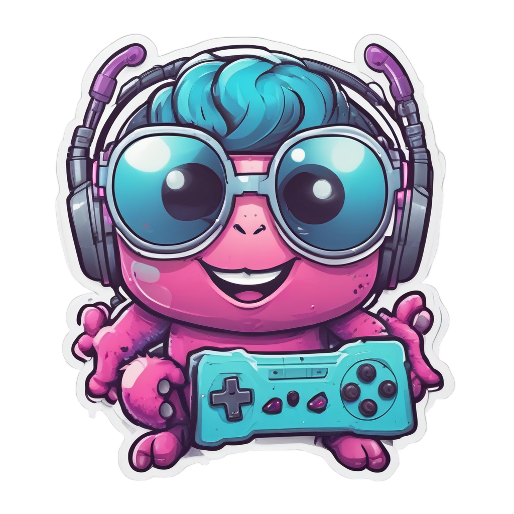 Gaming Ladybug Player — insects stickers