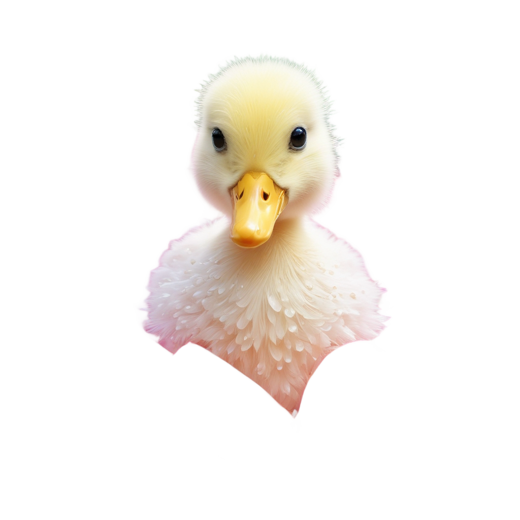 Garden Flower Duckling — farm nursery stickers