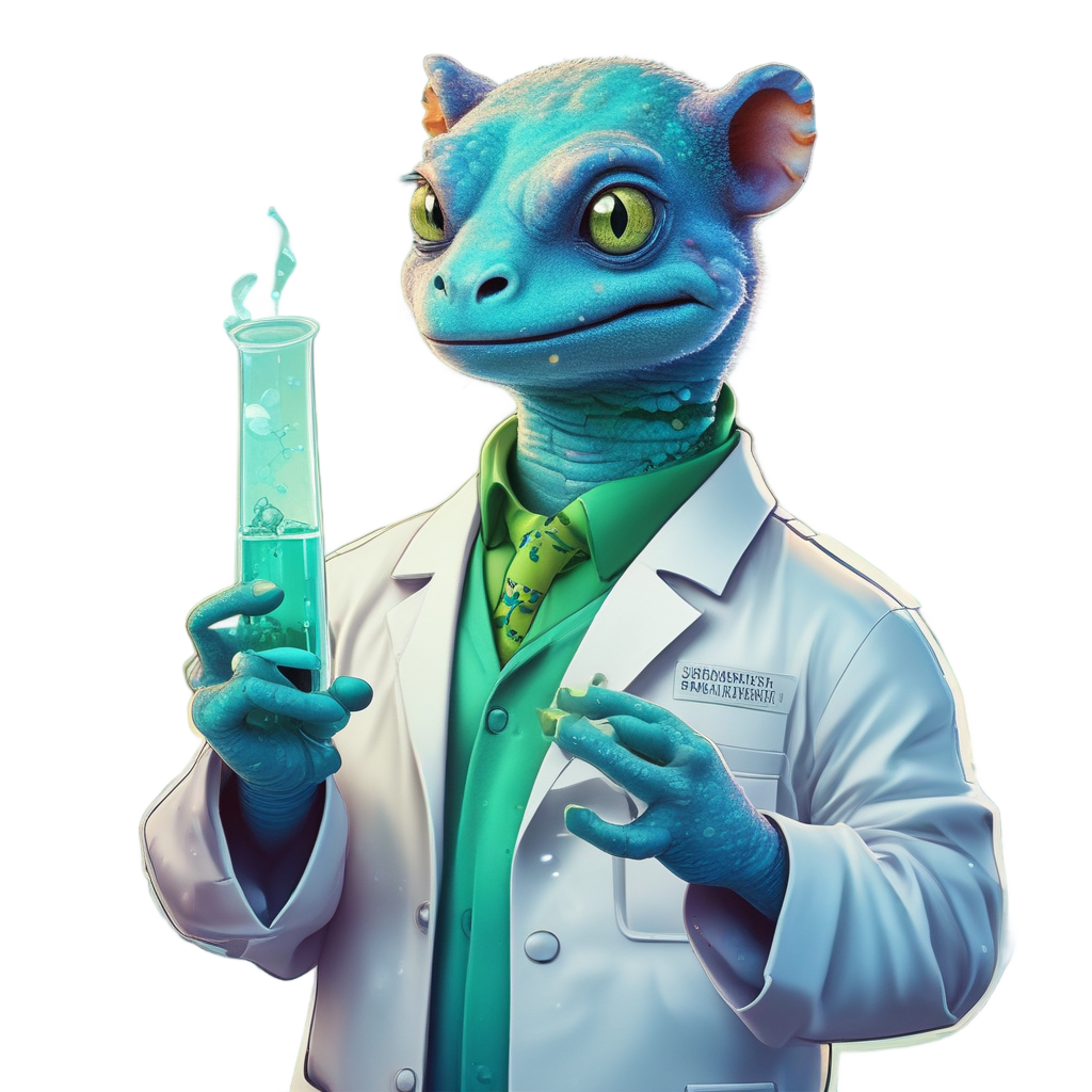 Gecko Scientist Lab — reptiles stickers