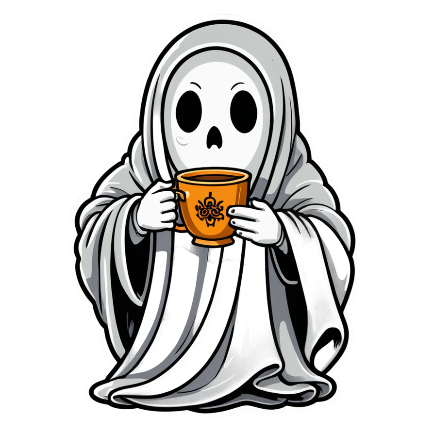 Cozy Ghost (tattoo) — ghost stickers